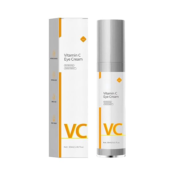 Vitamin C Eye Cream Puffiness Remover Serum Anti-aging & Moisturising Eye Bags Treatment for Men and Women