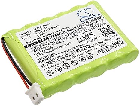 700mAh Replacement Battery for ADT Alphanumeric Keypad (7.2V)