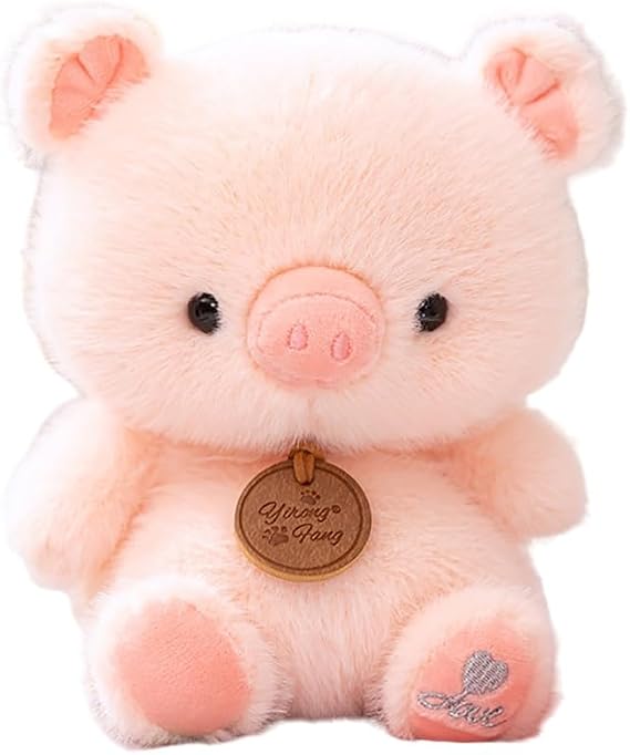 6inch Pig Stuffed Animal, Stuffed Pig Plushie Toys, Birthday Christmas Valentine's Day Gifts for Kid Boys Girls (Pig)