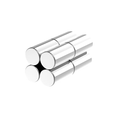 Super Strong Neodymium Disc Cylindrical - 1/2D x 1.00H - 8 Pack Rare Earth Magnets, Powerful Round Refrigerator Magnets for Fridge,Crafts,Office,Whiteboard,Dry Erase Board,Cat Eye Gel Polish Magnet