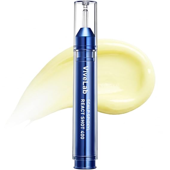 ViveLab Spioxyl 400 Microneedling Hair Growth Serum - Volumizing Scalp Treatment for Root Lifting, Scalp Care with Biotin, Caffeine & Peptides, Clinically Tested Spicule for Thicker & Stronger Hair
