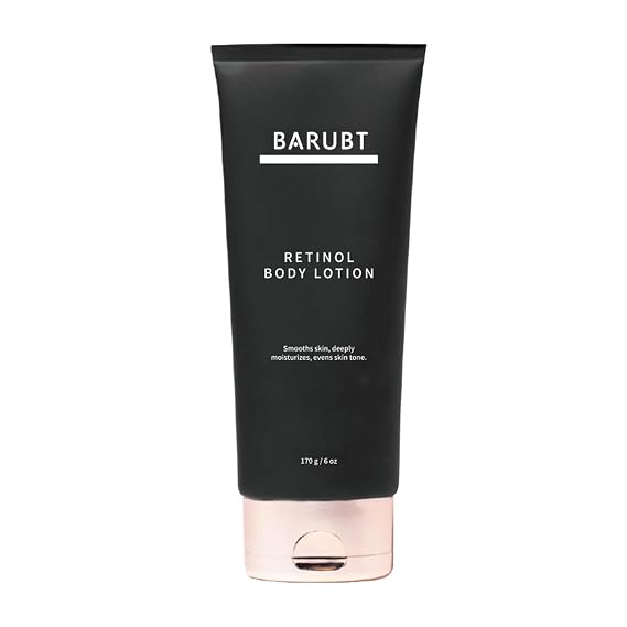 Retinol Body Lotion 170g - Firming Body Cream for Crepey Skin, Stretch Marks & Sun-Damaged Skin - Intensely Moisturizes Dry Skin on the Neck, Arms, Body(6 oz)