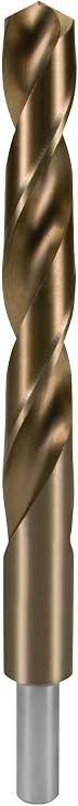 RUKO 2005135 HSSE-Co 5 Twist Drill with Reduced Shank, DIN 338, Type N, 13.5mm Diameter, 160.0mm Length