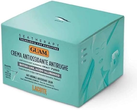 Guam SeaTherapy Antioxidant Anti Aging Face Moisturizer for Women | Anti Wrinkle Cream for Face with Hyaluronic Acid and Seaweed - Firming Face Cream - 50 ML Beauty