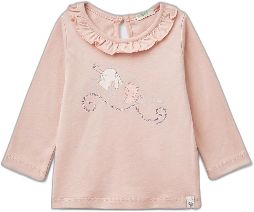 United Colors of Benetton Baby Boys 3y5ea105c M/L T-Shirt T-Shirt