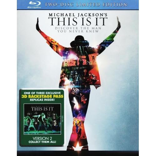 Michael Jackson: This Is It (Two-Disc Limited Edition with 3D Backstage Pass version 2) [Blu-ray]