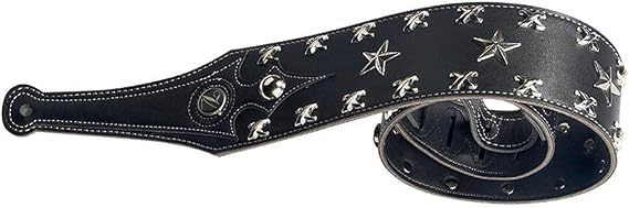 Cowhide Leather Guitar Strap Adjustable Top Grain Leather Padded Shoulder Strap For Acoustic Electric Guitar Bass