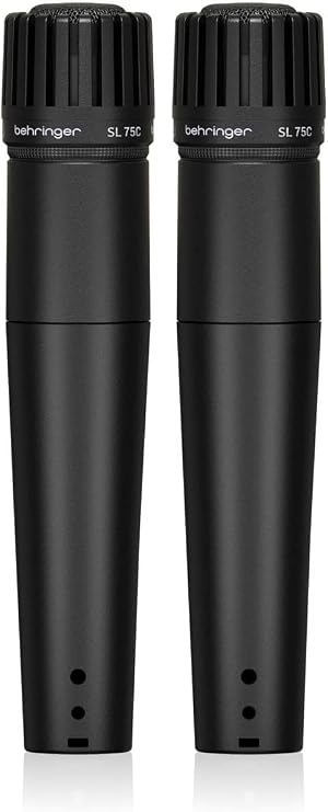 Behringer SL 75C Cardioid Dynamic Microphone (Pack of 2)