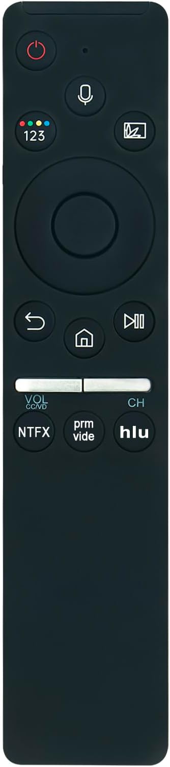 New Replaced Voice Remote fit for Samsung TV Q60 Q60R Q50 Q50R QN43Q60R | QN43Q60RAFXZA QN43Q6DR QN43Q6DRAFXZA QN49Q60R QN49Q60RAFXZA QN49Q6DR QN49Q6DRAFXZA QN55Q60R QN55Q60RAFXZA QN55Q6DR