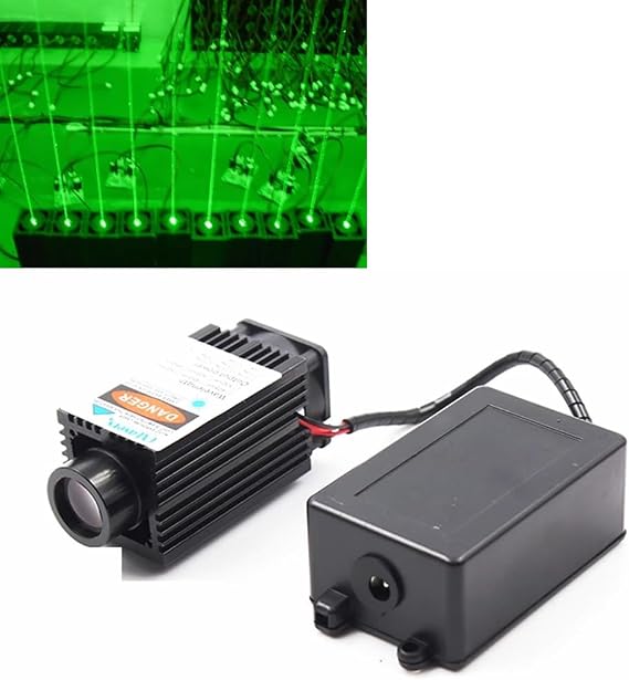Industry Lab Fat Beam 532nm 532-200 Green Laser Diode Module Dot Coarse Beam Bar Decoration Lights with TTL 12V