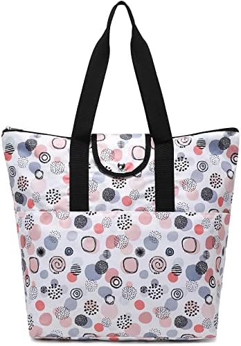 mygreen Floral Casual Daily Tote Shoulder Bag Gym Travel Shopping Tote Work Nurse Bag for Women