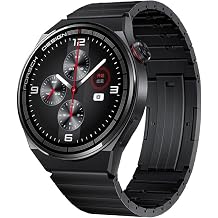 Titanium Alloy Strap,Compatible with Huawei Watch 5 Pro/GT 5 4/GT 4 Pro 3/GT 3 Pro Band 22mm No Gaps Quick Release Metal Bands for men
