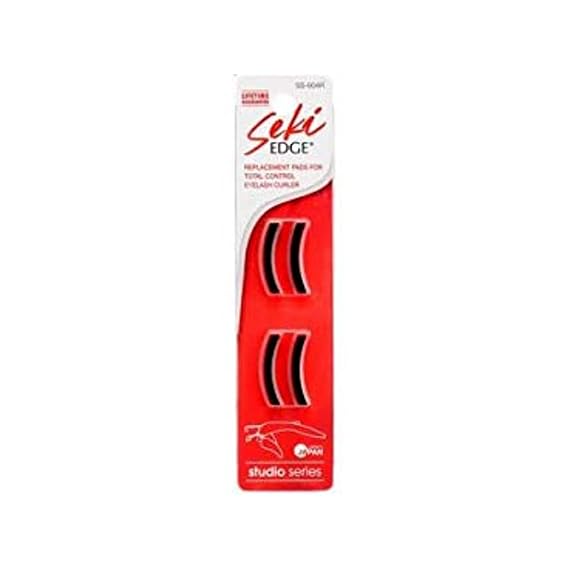 Seki EDGE Eyelash Curler Refill Pads, SS-604R, 4 Count