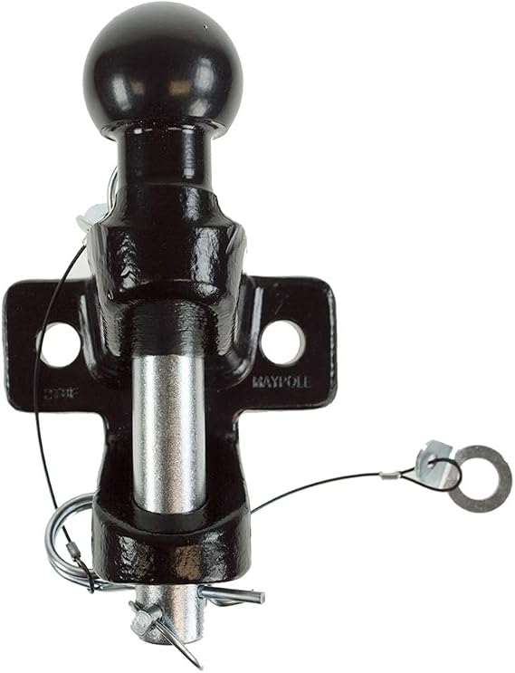 Bits4reasons - New Model Maypole Mp87 50mm Ball And Pin Hitch - Black Towball…