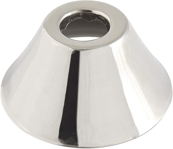 Kingston FLBELL586 5/8" ID x 2-7/16" OD Bell Flange, Polished Nickel