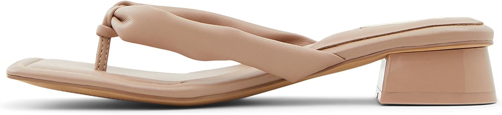ALDO Women's Gisela Heeled Sandal, Beige, 10