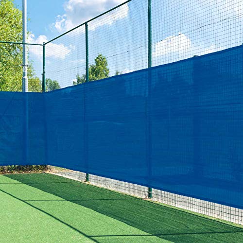 Vermont Tennis Court Privacy Screen 90% Shade | 6 x 60 or 6 x 40 Tennis Court Wind Screen Shade Cover Green, Navy or Black [Optional Logo]
