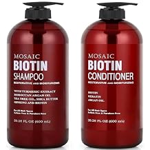 Biotin Volumizing Shampoo and Conditioner Set for Thinning Hair and Regrowth - Ultimate Anti Hair Loss, Thickening Growth Treatment Care for Men & Women