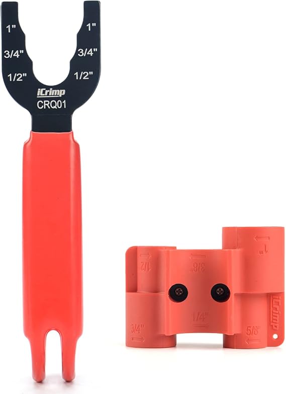 iCRIMP Push-fit Fitting Tool Set, CRQ01&CRQ03, Copper, Includes Removal & Deburr/Measure/Disconnect Tools