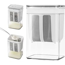 Greek Yogurt Strainer,1800ml Multi Yoghurt Maker Strainer with Fine Mesh Bag & Lid for Thick Greek Yogurt, Soybean Milk, Kefir, Berries, Soup, Fruit Juice, Coffee