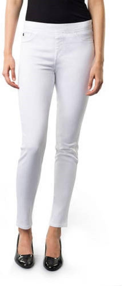 Jordache Women's Pull-On Denim Jeggings Available In Regular and Petite (18, White)