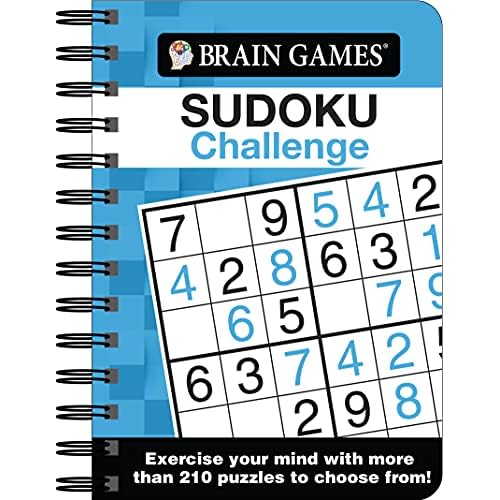 Brain Games - To Go - Sudoku Challenge Spiral-bound September 15, 2021