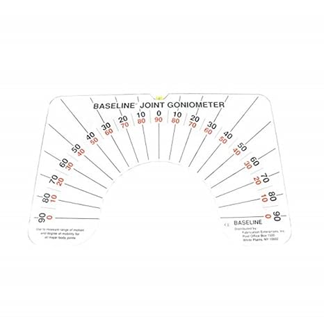 Baseline 12-1076 Large Joint Arthrodial Protractor Goniometer, Cervical Rotation