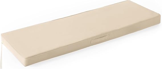 IPYNBAP Outdoor Bench Cushion Waterproof, 48x18x3 Inch, Beige