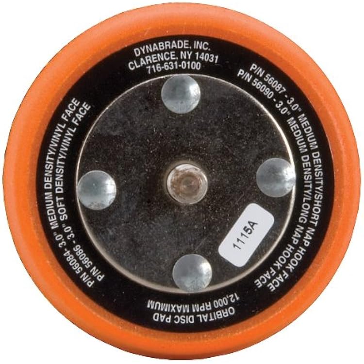 Dynabrade 56086 Non-Vacuum Disc Pad, 3-Inch Diameter