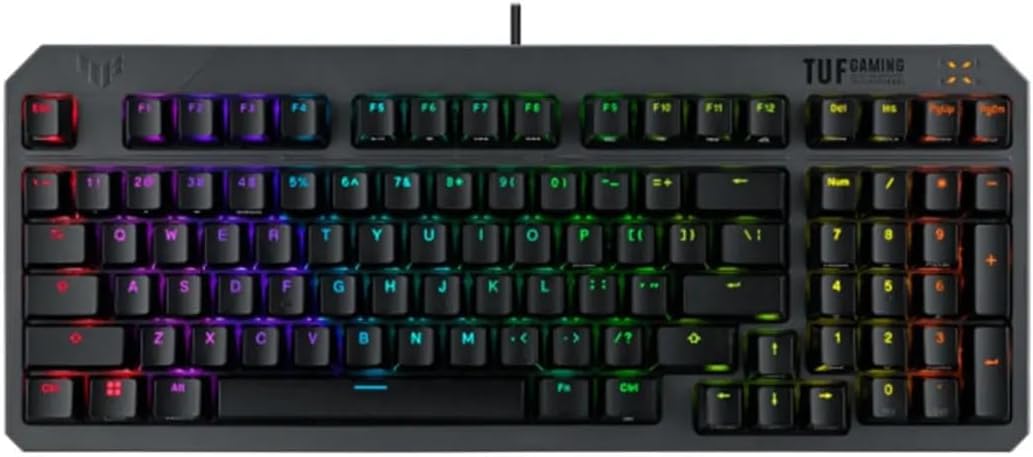 Asus TUF Gaming K3 Gen II RGB Red Switch Mekanik Kablolu Gaming (Oyuncu) Klavye