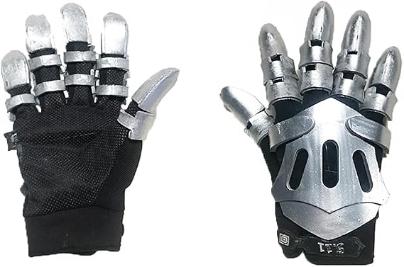 MYAYD Handmade Grey Gloves Cosplay Halloween Costume Accessories Props for Violet Evergarden Cosplay for Men Women