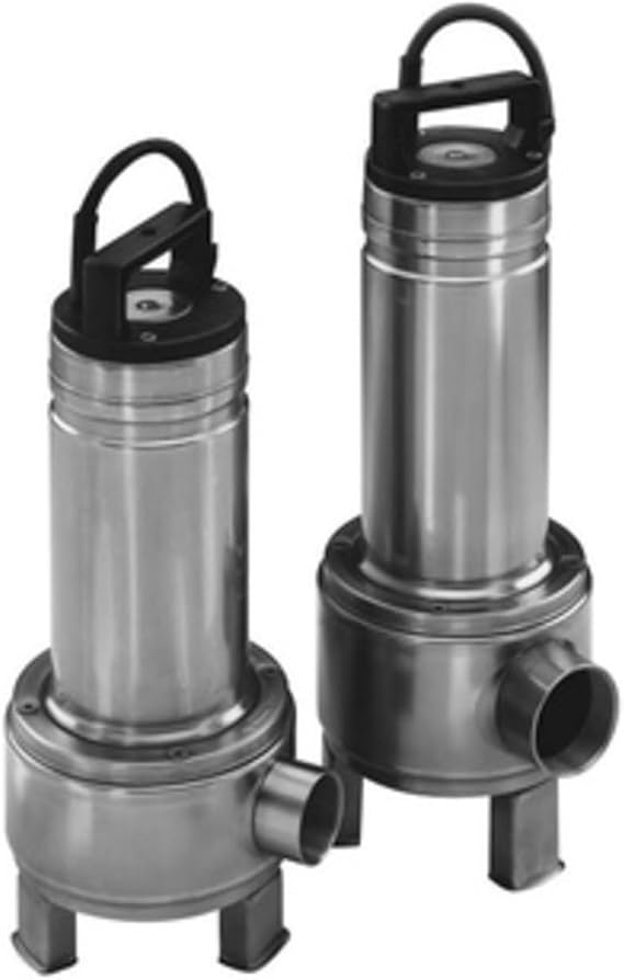 Goulds 2DM51F4NA, 2DM Series, Submersible Sewage Pump, 1-1/2 HP, 460 Volts, 3 Phase, 2" NPT Discharge, 176 GPM Max, 46 ft Max Head, 20 ft Cord, Manual