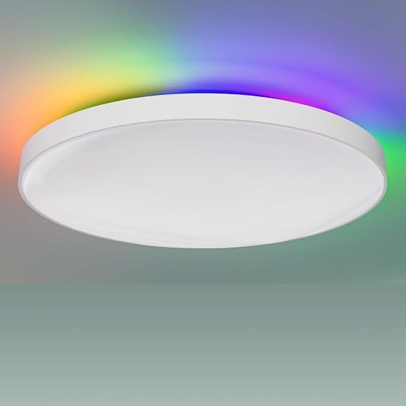 Ceiling Lights, 24W 2400LM, Smart RGB LED Ceiling Light, Ø28CM, 1 Pack [Energy Class F]