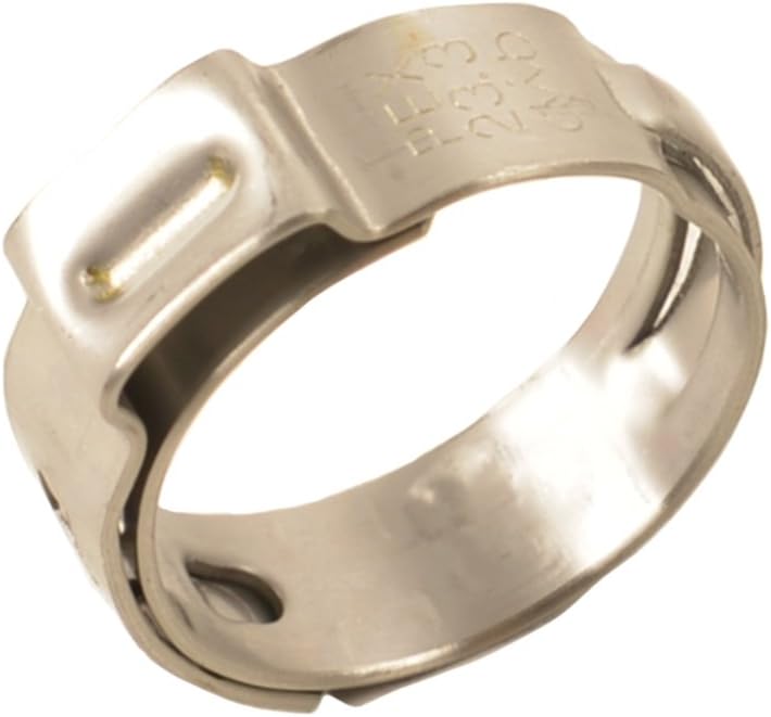IWISS 34-Inch Stainless Steel Cinch Clamp Rings for PEX Pipe 50 PCS-Pack