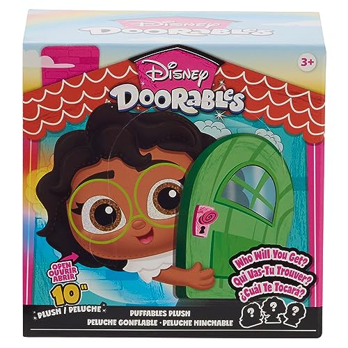 Disney Doorables Puffables Plush Encanto, 10-inch Collectible Plush, Styles May Vary, Officially Licensed Kids Toys for Ages 3 Up by Just Play