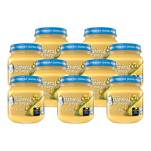 Gerber Natural for Baby 1st Foods Baby Food Jar Corn