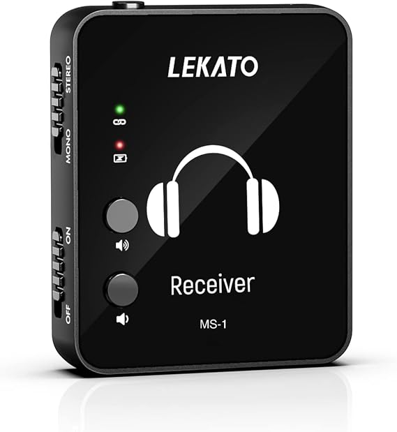 LEKATO MS-1 Wireless in-Ear Monitor System -(Only Receiver)