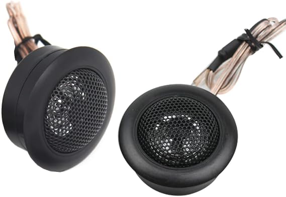 Car Tweeter Speaker 1-Inch 200 Watt Silk Dome Tweeters Audio Component Tweeters Premium Speaker System Tweeter Kit Original Sound Playback,Pair