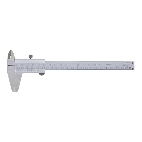 Mitutoyo 530-124 Vernier Caliper, Stainless Steel, 0-300mm Range, +/-0.04mm Accuracy, 0.02mm Resolution | Stainless Steel