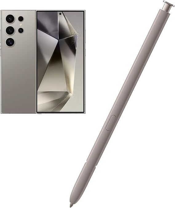 Galaxy S24 Ultra S Pen Replacement Compatible with Samsung Galaxy S24 Ultra,S24 Stylus Pen for Galaxy S24 Ultra Touch S Pen,US Version,WithoutBluetooth(Light Gray)