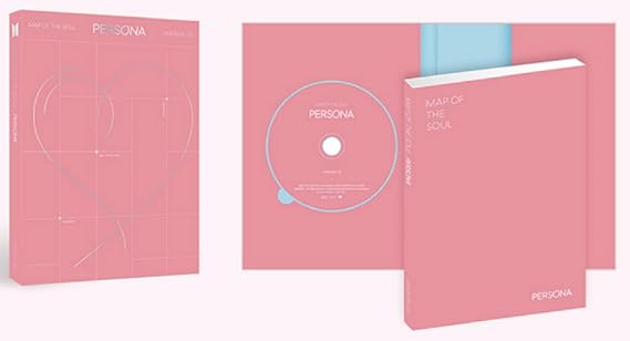 BTS - [Map Of The Soul:Persona] Album Version.02 CD+1p Poster+76p PhotoBook+20p In The Mood For Love Mini Note+1p PhotoCard+1p PostCard+1p Photo Film+1p Pre-Order+Extra PhotoCard SET K-POP Sealed