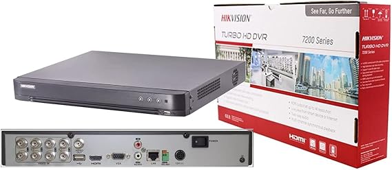 Hikvision - DVR Hikvision 8 Channel HDTVI + 4 Channel IP 6MP + HDD 1TB Audio - DS-7208HQHI-K1