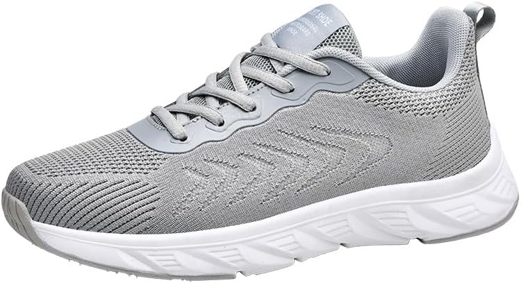 Men's Non Slip Walking Shoes Fashion Casual Sneakers Breathable Flying Mesh Running Shoes Tennis Shoes Lightweight Workout Sports Shoes