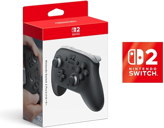 Genuine Nintendo Switch 2 Pro Controller Limited bonus Nintendo Switch 2 logo design sticker included