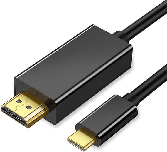 AKWOR USB C to HDMI Cable Adapter USB 3.1 Type C to HDMI 4k Thunderbolt 3 HDTV Cable Compatible with Samsung S8 S9 S10 S20, MacBook 2015 2016 2017, MacBook Pro 2016 2017and More-2M