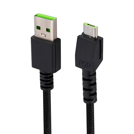 UNCLE LIGHT USB Charging Cable Replacement for Razer, Compatible with Naga Pro, DeathAdder V2 Pro, Viper Ultimate, Basilisk Uitimate Mouse, Data Sync & Power Supply