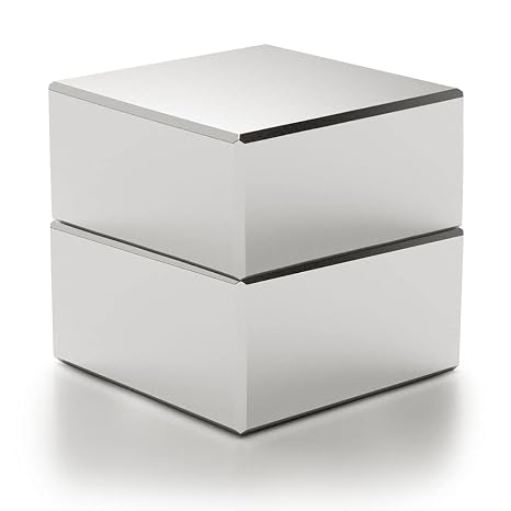 40x40x20mm Super Strong Neodymium Block Magnet, Powerful N52 Magnet The World's Strongest & Permanent Rare Earth Magnets for Science Project Building Craft and Office (Pack of 2)