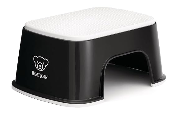 BabyBjorn Step Stool, Black/White