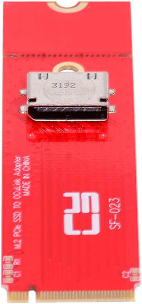 2280 2260 PCI-E4.0 M.2 M-Key Male to Oculink SFF-8612 SFF-8611 Host Red Adapter for NVME U.2 SSD eGPU External Graphics Card Dock
