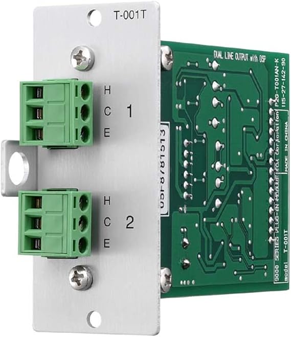 Toa T-001T Dual Line Output Expansion Module with Digital Signal Processor (DSP)